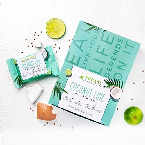 Primal Kitchen, Protein Bar Coconut Lime, 1.34 Ounce, 12 Pack Pricepulse