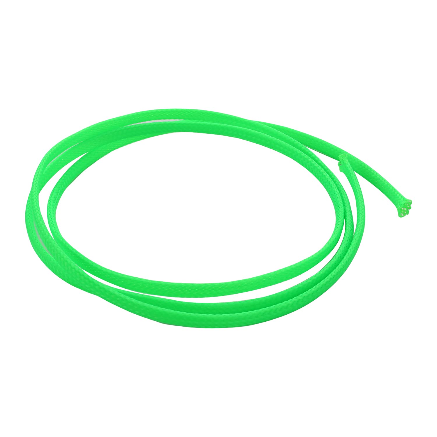 Othmro 1Pc Cable Tidy Sleeve, 1m Cable Protector, Desk Cable Management Cable Organizers Wire Tidy for TV/PC USB Cable, Pet Cable Protector, Green (Width: 4mm)