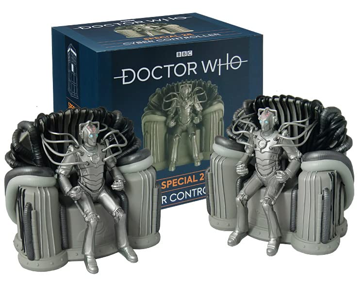 Doctor Who Cyber-Controller on Throne Figure 1:21 Scale Hand Painted Eaglemoss Collector Boxed Model Figurine Special Edition #28