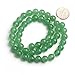 8mm Round Gemstone Green Aventurine Jade Beads Strand 15 InchJewelry Making Beads