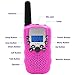 Afantti Walkie Talkies Kids Girls Adults Two Way Radios Toddler Little Kids Birthday Gift Toy | 2+ Mile Long Range | Flashlight | 2 X Earpiece | 3 - 12 Year Old Age, Pink