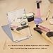 Portable Folding Makeup Mirror High Definition Collapsible Mirror for Travel and Home Use Design for Men Women Teens