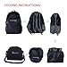 Travel Backpack,Vitalismo Outdoor Sports Backpack Lightweight Foldable Hiking Backpack with Strawberry Shopping Bag