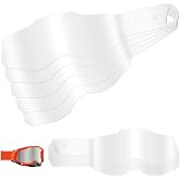 Dairrr Fuuu Goggle Tear Offs for 100 Percent RC2/AC2/ST2 Goggles, 40 PCS | Standard Tear Off for Strata 2/Racecraft 2/Accuri 2 Lens Tear Offs for Dirt Bike &amp; Motocross Goggle Systems