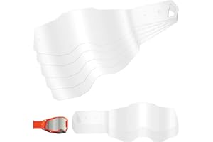 Dairrr Fuuu 40 PCS Goggle Tear Offs for 100 Percent RC2/AC2/ST2 Goggles, Standard Tear Off for Strata 2/Racecraft 2/Accuri 2 Lens Tear Offs for Dirt Bike & Motocross Goggle Systems