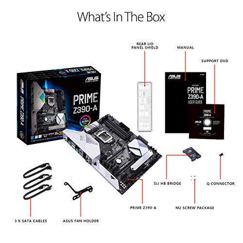 ASUS Prime Z390A Motherboard LGA1151 (Intel 8th And 9th Gen) ATX DDR4