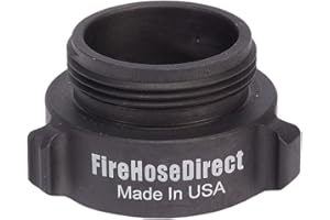 FIREHOSEDIRECT Aluminum 1 1/2" Female NH to 1 1/2" Male NPSH Fire Hose Adapter