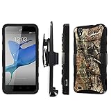 NakedShield ZTE Quartz Z797C (Hunter Camouflage) Combat Tough Holster KickStand Armor Phone Case