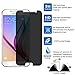 Soundmae Samsung Galaxy S6 Privacy Anti-Spy Tempered Glass Screen Protector Shield with 0.3mm 2.5d Round Edge,Retail Packing