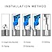 Damaged Screw Extractor Set- 4 Pcs Tungsten Carbide Tip Stripped Remover Kit by COMOWARE