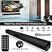 RONSHIN Bluetooth Speakers,Wireless Bluetooth Sound Bar Speaker System TV Home Theater Soundbar Subwoofer 4 Speak Driver Remote Control