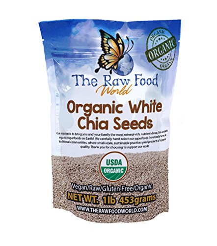 Organic white chia seeds 1lb