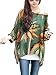 iNewbetter Womens Floral Batwing Sleeve Chiffon Beach Loose Blouse Tunic Tops (Pattern 01)