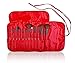 SHANY Professional 12 - Piece Natural Goat and Badger Cosmetic Brush Set with Pouch - Red