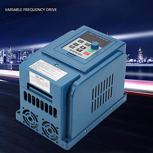 Adjustable-Frequency Drive, 1pc 380VAC 3A Variable Frequency Drive VFD Speeds Controller for 3-phase 0.75kW AC Motor for Spindle Motor Control SVD-PS Series