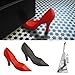 Foot in the Door Doorstop by Fred, Red