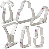 Ladies Night Out /Bachelorette Party Cookie Cutter Set - 6 piece - Ann Clark - Tin Plated Steel