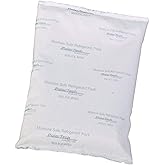 Polar Tech TP12/MS Ice Brix Viscous Gel Moisture Safe Refrigerant Cold Pack, 6" Length x 6" Width x 1" Thick (Case of 12), White