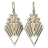 VISION | art deco wood earrings