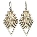 VISION | art deco wood earrings