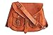 HLC 14 Inches Rugged- Chic Distressed Leather Women Sling Bag