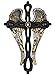 Gold & Silver Angel Wings Wall Cross