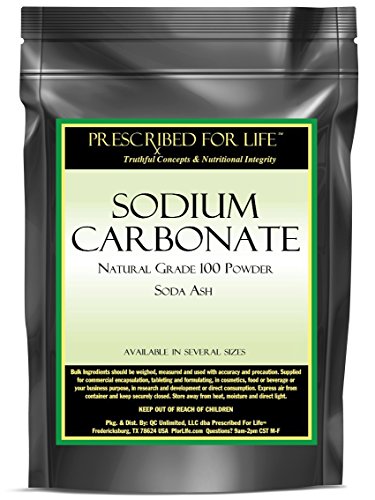 Sodium Carbonate - Natural Grade 100 Powder - Soda Ash, 5 lb