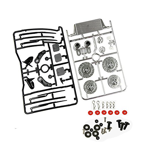 Coolplay 1/10 Body Accessory Vehicle Spare Parts Set for RC Road Car---Silver