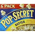 Pop-Secret Popcorn, Butter, 3.2oz, 6-Count Package of 2 boxes with 6 bags each box