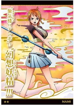 ワンピースウエハース第6弾 激突する正義 R No 6 ナミ 単品 カードのみです お菓子は付属しません 通販 Amazon