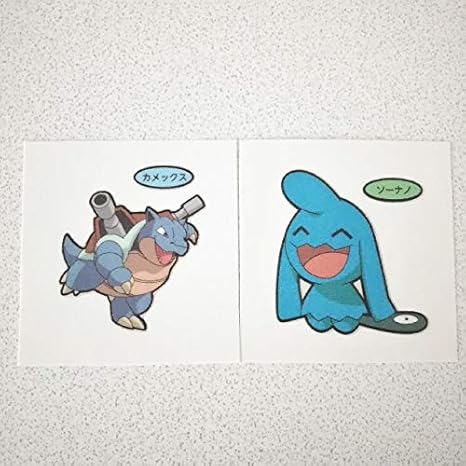 Amazon ポケモンパン デコキャラシール カメックス ソーナノ アニメ 萌えグッズ 通販