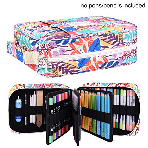 Pencil Case Holder Slot Holds 202 Colored Pencils or 136 Gel Pens