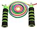 Anna's Rainbow Ropes Kids Jump Rope Durable Child Friendly Skipping Rope - Exercise Toy for Playground with Lightweight Foam Handles and Vibrant Colors
