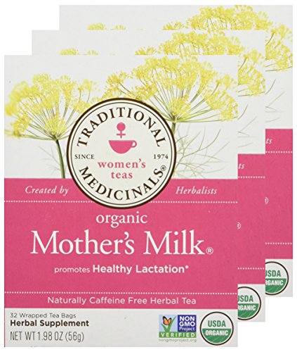 TRADITIONAL MEDICINALS ORGANIC MOTHER’S MILK WOMEN’S TEA 32 COUNT (PACK OF 1)