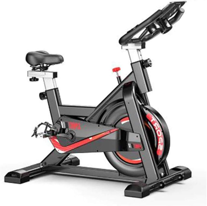 Black Color, Exercise Cycling Spinning Bike,Adjustable Height Indoor Fitness Aerobic Bike,Workout Cardio Training Home Equipment hsvbkwm