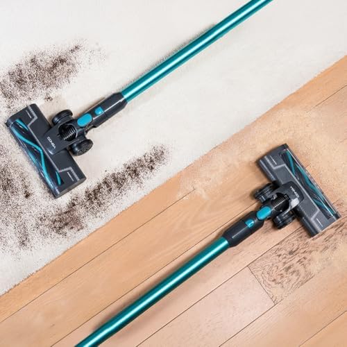 Scopa elettrica senza fili Conga Rockstar P50 Neo. 80 AW, 20000 Pa, Motore BLDC da 265 W, Autonomia 50 min in modalità Eco, Serbatoio 1200 ml, Spazzola mista con HairOut, Antigroviglio