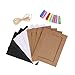 Woaiwo-q 20 Pack Wall Deco DIY Paper Photo Frame with Mini Clothespins - Fits 4