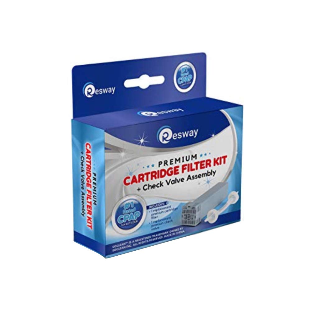 Resway CPAP Cartridge Filter Kit CPAP Filter Replacement Kit Supplies