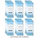 No Rinse Bathing Wipes by Nurture | 192 Microwavable Adult Wash Cloths with Aloe Vera and Vitamin E - Rinse Free Cleansing Bath Wipes - Latex, Lanolin, and Alcohol Free - 24 Packs of 8 Wipes