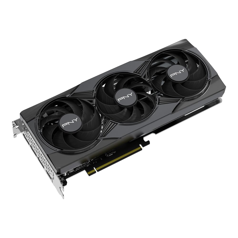 PNY NVIDIA GeForce RTX? 5060 8GB ARGB Overclocked Triple Fan Graphics Card (DLSS 4, PCIe 5.0, HDMI/DP 2.1, 2-Slot, Epic-X? RGB Lighting)