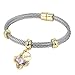 BIJOUX BOBBI [Luxury Packaging Premier Birthstones Beautiful Twisted Cable Bangles - June - A4996BKL