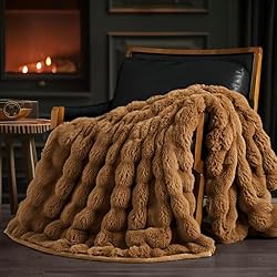 EverGrace Ultra Soft Luxury Fluffy Faux Rabbit Fur