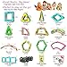 Jasonwell Magnetic Tiles Creative Magnetic Building Blocks Set for Boys Girls STEM Preschool Educational Construction Kit Magnet Stacking Toys for Kids Toddlers Children