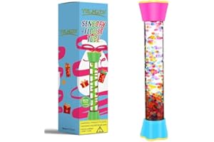 Cucue Sensory Fidget Tubes - Calm down Toys for Kids - Sensory Tubes for Calm Down Corner Supplies,Occupational Therapy - Promotes Calmness & Independent Play - Securely Sealed, No Leaks