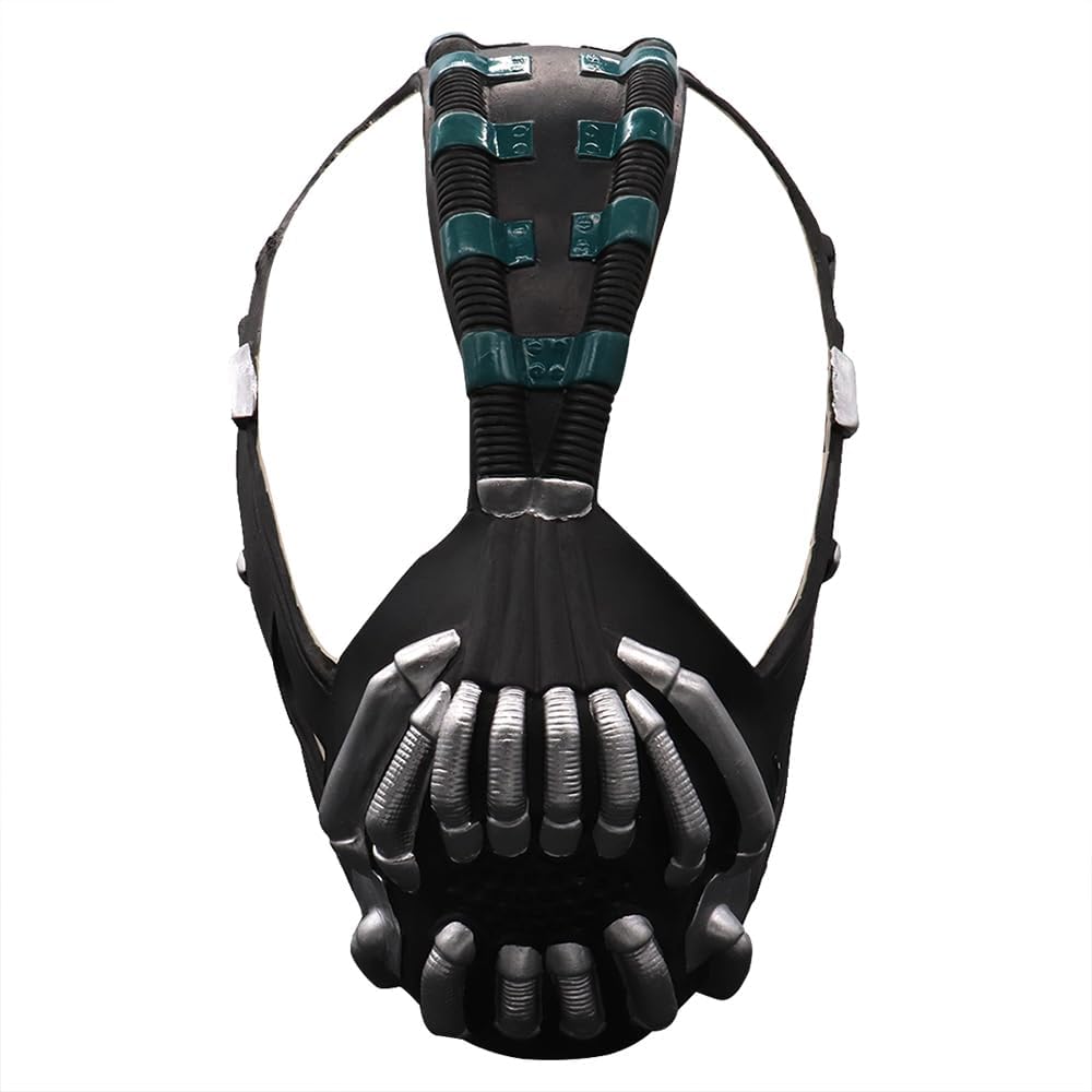 Applysu Bane Mask Dark Knight Rises Bane Face Mask Halloween Carnival Fancy Dress Cosplay Costume Props for Adults