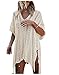 NFASHIONSO Women's Fashion Swimwear Crochet Tunic Cover Up/Beach Dress