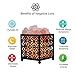 Himalayan Salt Lamp,CREATIVE DESIGN Salt Lamp Natural Salt Rock Lamp with Metal Basket for Air Purifying Bedrom Decor, Included UL Cord, On/Off Switch and Bulbs. (5’’Height, 4 – 4.8 lbs)