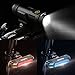 ACHICOO USB Rechargeable Bike Light Set, FREE LED Tail Light Included, Cree LED Super Bright Bicycle Headlight, Waterproof, Easy To Install for Kids Men Women Road Cycling Safety