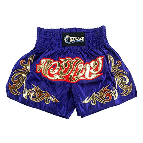 NAMAZU Muay Thai Shorts for Men and Women, High Grade MMA Gym Boxing Kickboxing Shorts Workout Training Grappling Martial Arts Fight Shorts Clothing. - Thumbnail 6