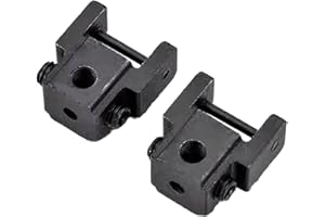 Ioensy Scroll Saw Blades Holders Wire Saw Clamps Pin-Less Adapter Replacement Parts, 2 Pieces Set